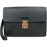 Louis Vuitton Green Taiga Leather Kourad Clutch
