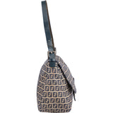 Fendi FF Monogram Baguette Mamma Handbag