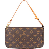 Louis Vuitton Canvas Monogram Pochette Accessoire Handbag