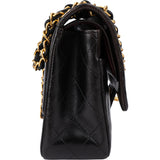 Chanel Quilted Lambskin 24K Gold Medium Double Flap Crossbody Bag