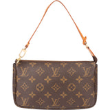 Louis Vuitton Canvas Monogram Pochette Accessoire Handbag