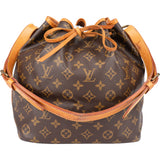Louis Vuitton Canvas Monogram Sac Noe Petit Shoulder Bag