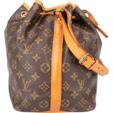 Louis Vuitton Canvas Monogram Sac Noe Petit Shoulder Bag