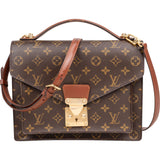 Louis Vuitton Canvas Monogram Monceau Handbag