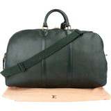 Louis Vuitton Vert Taiga Leather Kendall 55 Travel Bag