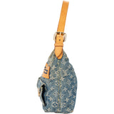 Louis Vuitton Denim Monogram Baggy PM Shoulder Bag