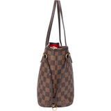 Louis Vuitton Damier Ebene Monogram Neverfull PM Handbag