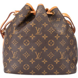 Louis Vuitton Canvas Monogram Sac Noe Petit Shoulder Bag