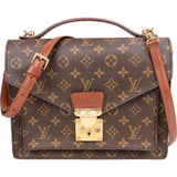 Louis Vuitton Canvas Monogram Monceau Handbag