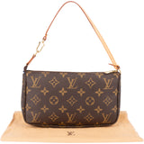 Louis Vuitton Canvas Monogram Pochette Accessoire Handbag