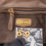 Miu Miu Quilted Leather City Handbag