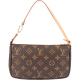 Louis Vuitton Canvas Monogram Pochette Accessoire Handbag