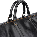 Louis Vuitton Noir Epi Leather Keepall 55