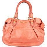 Miu Miu Leather City Handbag