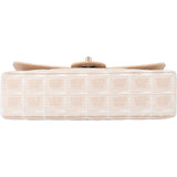 Chanel Travel Line Monogram Single Flap Crossbody Bag