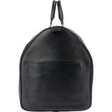 Louis Vuitton Noir Epi Leather Keepall 55