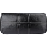 Louis Vuitton Noir Epi Leather Keepall 55