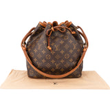 Louis Vuitton Canvas Monogram Sac Noe Petit Shoulder Bag