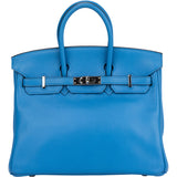 Hermès Blue Paradise Veau Gulliver Birkin 25 Handbag