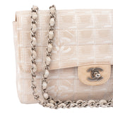 Chanel Travel Line Monogram Single Flap Crossbody Bag