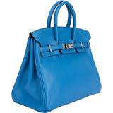 Hermès Blue Paradise Veau Gulliver Birkin 25 Handbag