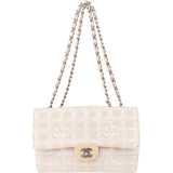 Chanel Travel Line Monogram Single Flap Crossbody Bag