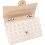 Chanel Travel Line Monogram Single Flap Crossbody Bag