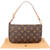 Louis Vuitton Canvas Monogram Pochette Accessoire Handbag