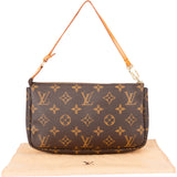 Louis Vuitton Canvas Monogram Pochette Accessoire Handbag