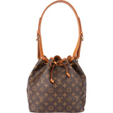 Louis Vuitton Canvas Monogram Sac Noe Petit Shoulder Bag