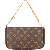 Louis Vuitton Canvas Monogram Pochette Accessoire Handbag