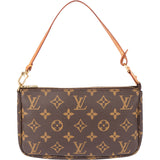 Louis Vuitton Canvas Monogram Pochette Accessoire Handbag