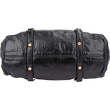 Miu Miu Black Leather City Handbag