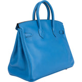 Hermès Blue Paradise Veau Gulliver Birkin 25 Handbag