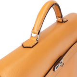 Hermès Brown Calfskin Kelly Depeche 38 Briefcase Bag
