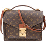 Louis Vuitton Canvas Monogram Monceau Handbag