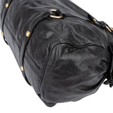 Miu Miu Black Leather City Handbag
