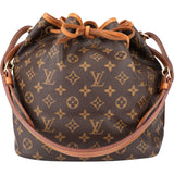 Louis Vuitton Canvas Monogram Sac Noe Petit Shoulder Bag