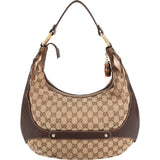 Gucci GG Monogram Horsebit Hobo Bag
