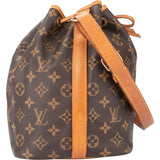 Louis Vuitton Canvas Monogram Sac Noe Petit Shoulder Bag