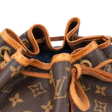 Louis Vuitton Canvas Monogram Sac Noe Petit Shoulder Bag