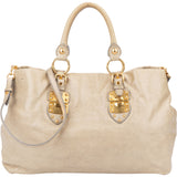 Miu Miu Classic Leather City Handbag
