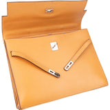 Hermès Brown Calfskin Kelly Depeche 38 Briefcase Bag