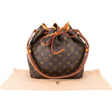 Louis Vuitton Canvas Monogram Sac Noe Petit Shoulder Bag