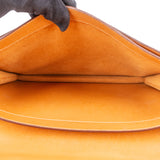 Hermès Brown Calfskin Kelly Depeche 38 Briefcase Bag