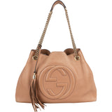 Gucci Leather GG Soho Shoulder Bag