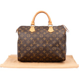 Louis Vuitton Canvas Monogram Speedy 30 Handbag