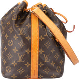 Louis Vuitton Canvas Monogram Sac Noe Petit Shoulder Bag