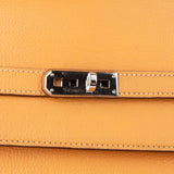 Hermès Brown Calfskin Kelly Depeche 38 Briefcase Bag