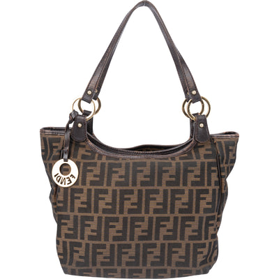 Fendi FF Monogram Zucca Handbag